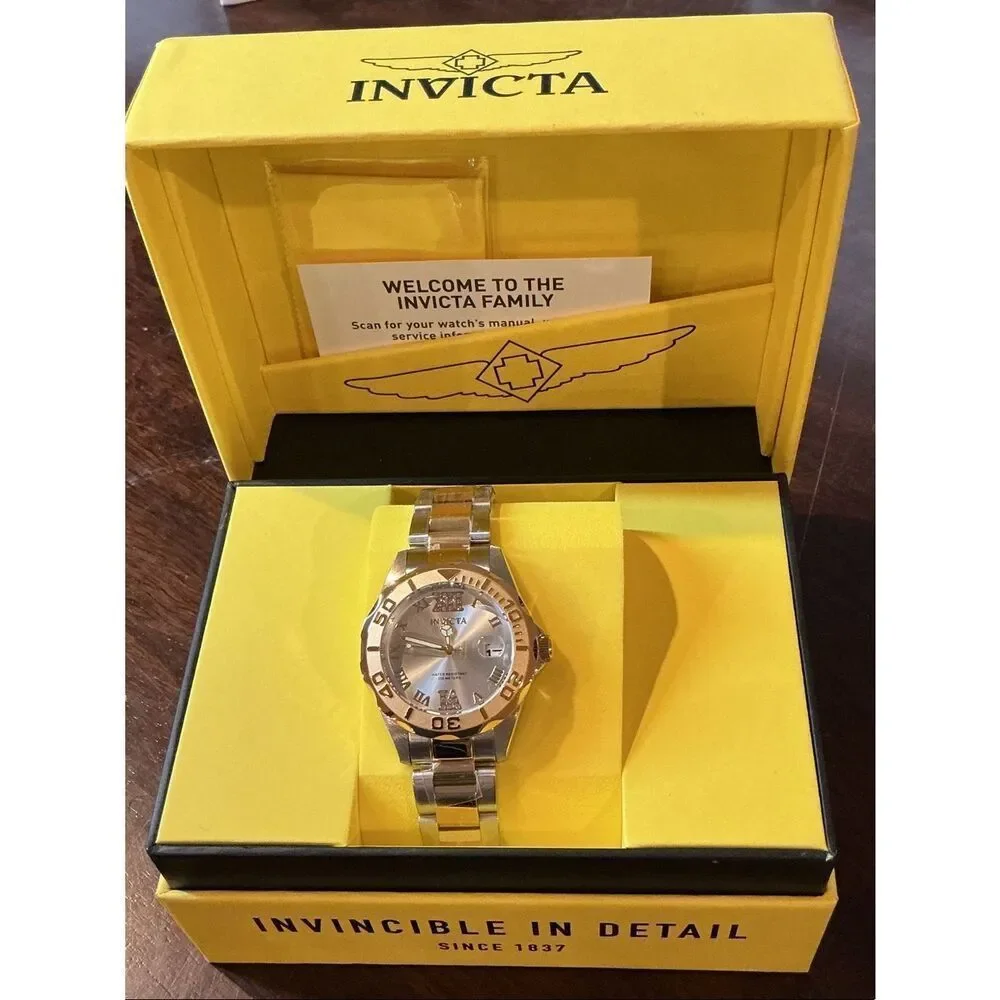 Invicta Pro Diver Brinevale Women’s Watch, Two-Tone Silver and Gold Watch 38 mm